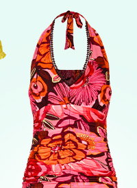 Fabulous Floral Halter Top