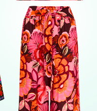 Fabulous Floral Wide Leg Trousers