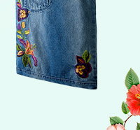 Blue Threads Denim Tote