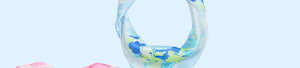 2pc Watercolour Satin Scarves