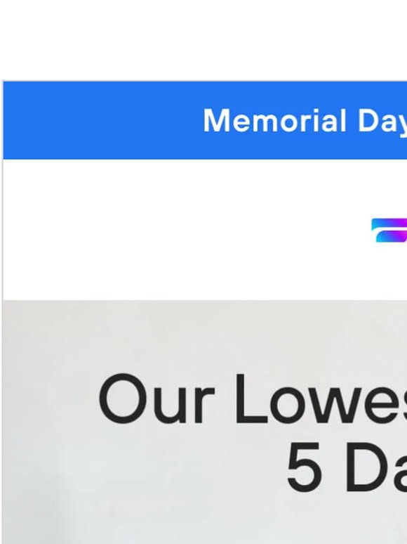 Our Lowest Prices End Next Week