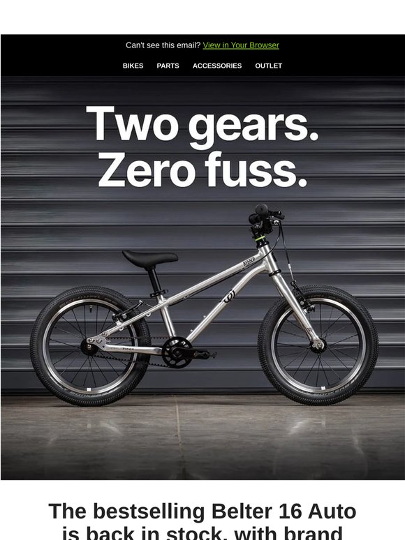 Two gears. Zero fuss. The Belter 16 Auto Is Back.