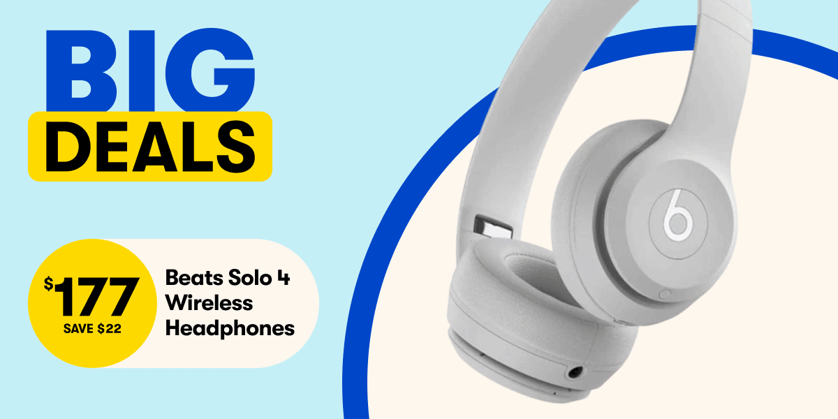 BIG DEALS - Beats Solo 4 Wireless Headphones, BllueAnt Speaker, Sonos headphones & more!