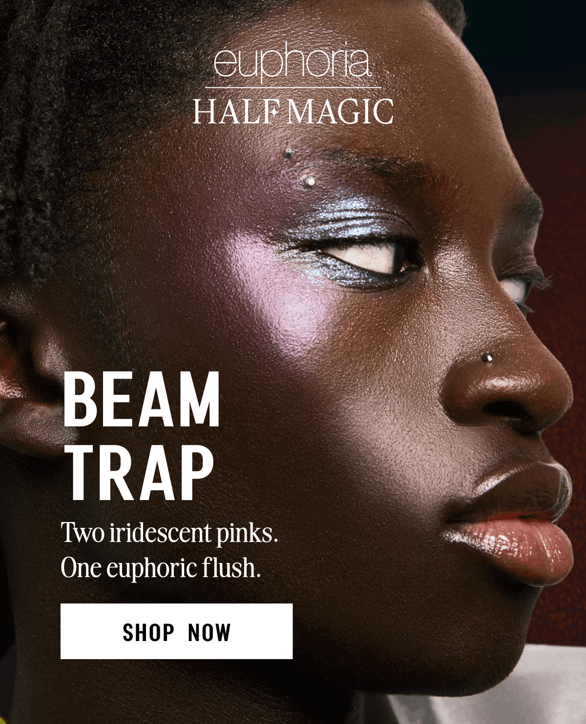 BEAM TRAP Two iridescent pinks. One euphoric flush. [Click here to Shop Now]
