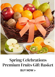 Spring Celebrations Premium Fruits Gift Basket 