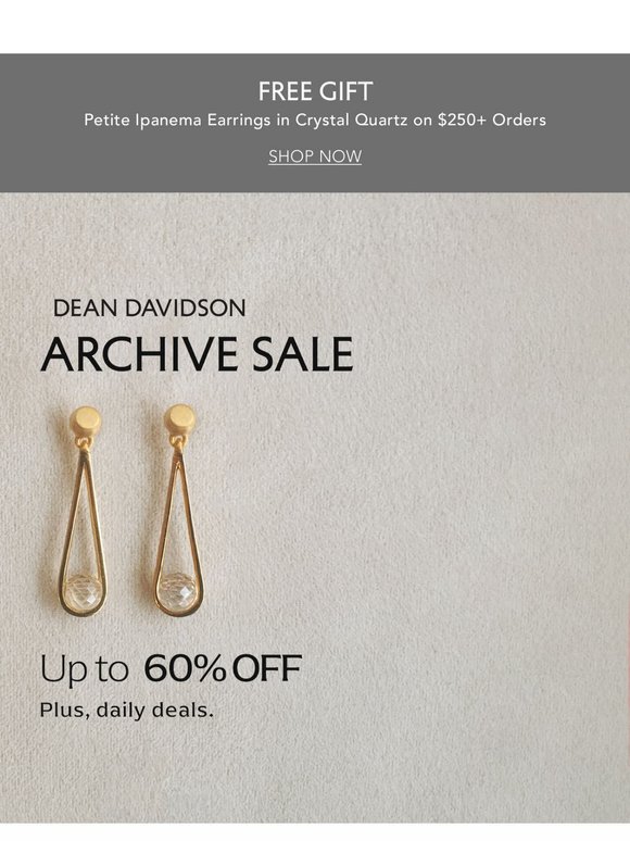 Flash Deal: Free Petite Ipanema Earrings