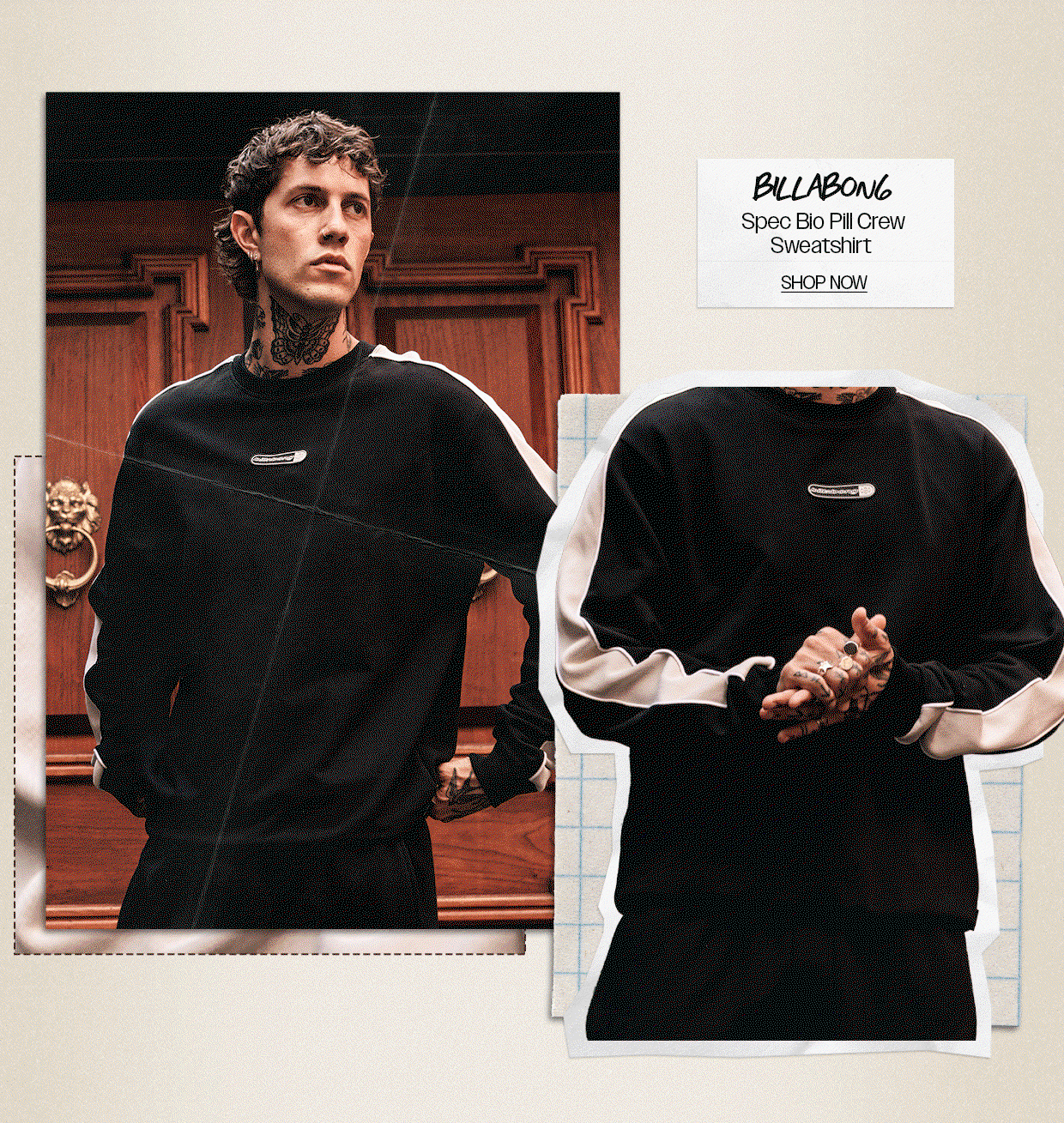 Billabong Spec Bio Pill Crew Sweatshirt