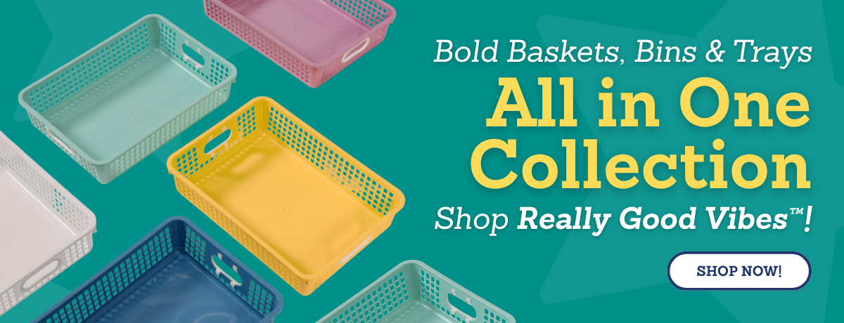 Bold Baskets, Bins & Trays All in One Collection: Shop Really Good Vibes - SHOP NOW