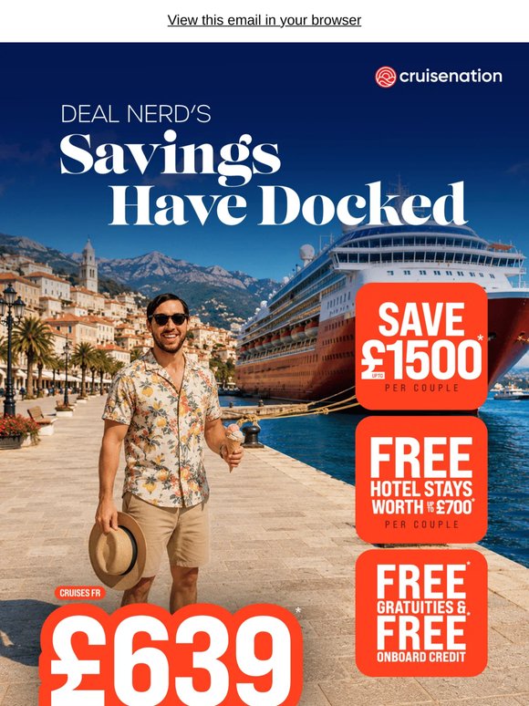 🤓 Save Up To £1500 Per Couple. Deal Nerd’s Savings Have Docked
