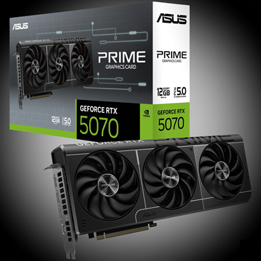 ASUS Prime GeForce RTX 5070 OC Edition, 12288 MB GDDR7