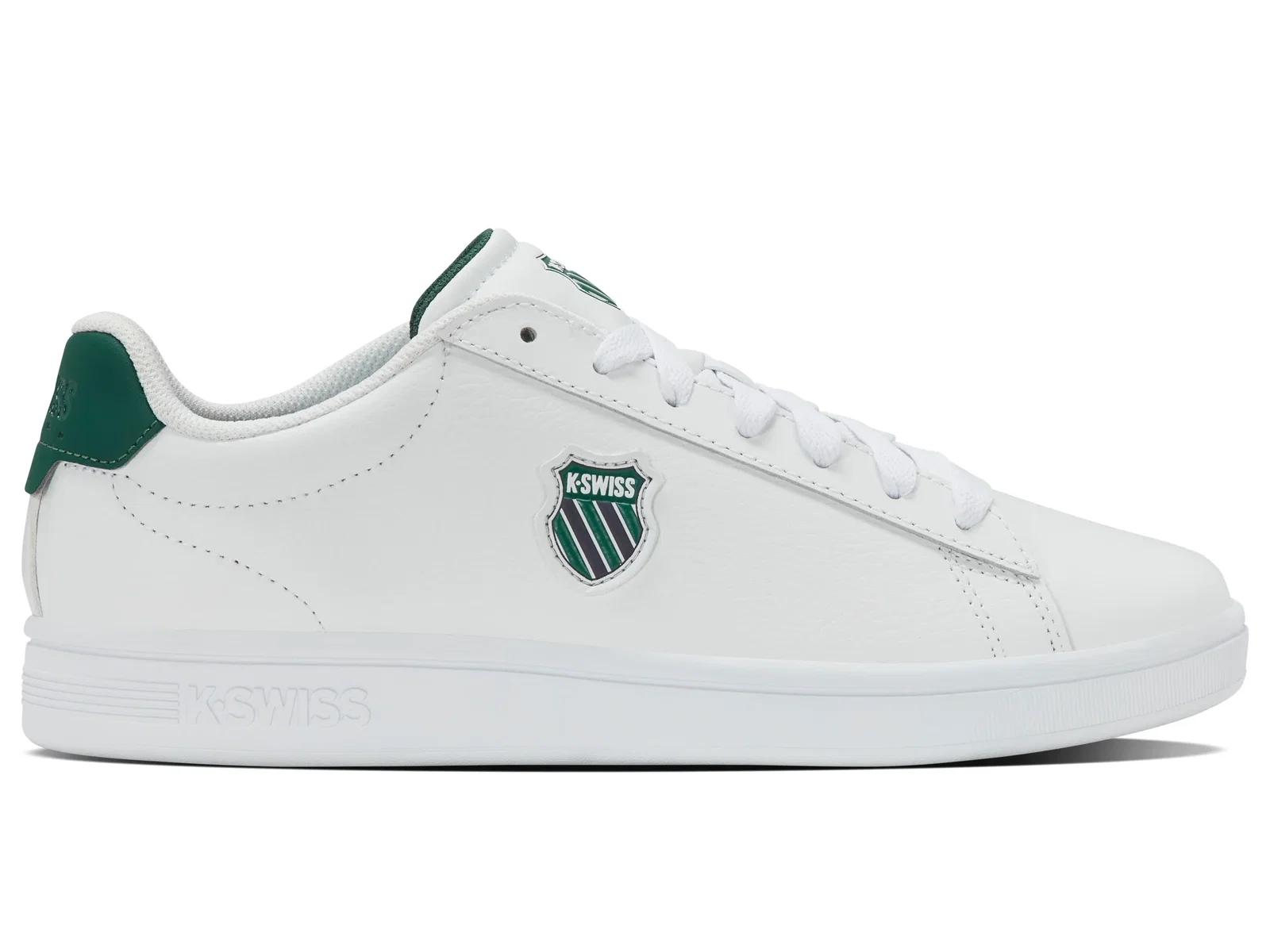 Image of 04412-130-M | COURT SHIELD II | WHITE/POSY GREEN/NAVAL ACADEMY