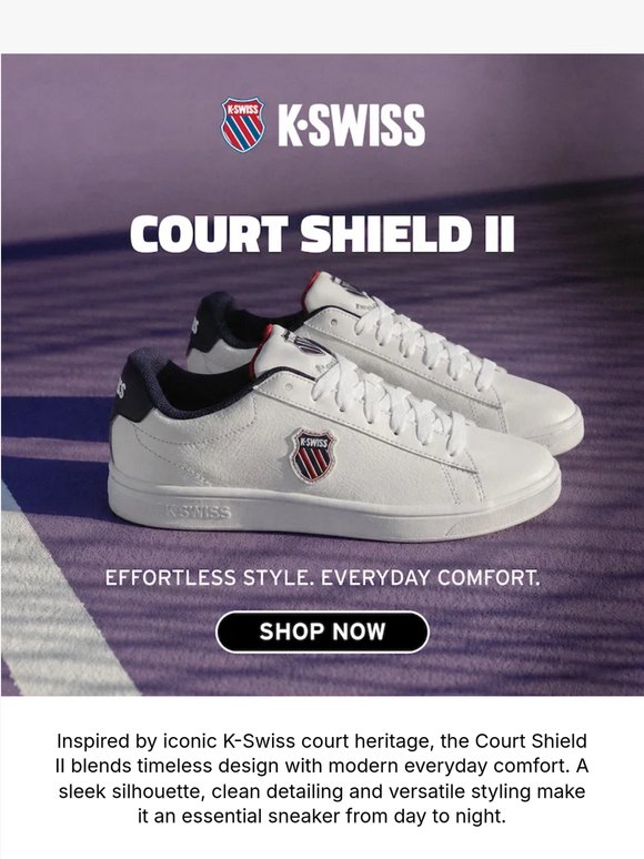 Court Shield II: Effortless style, everyday comfort.