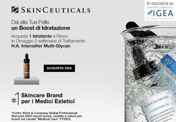 Skinceuticals - Acquista un prodotto della selezione e ricevi in omaggio due settimane di trattamento HA Intensifier Multi Glycan 4 ml