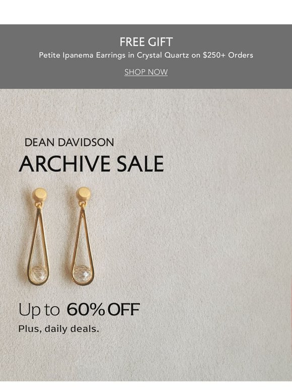 Flash Deal: Free Petite Ipanema Earrings