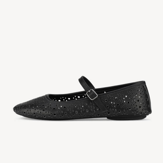 Ballet Mary Jane Laser Black