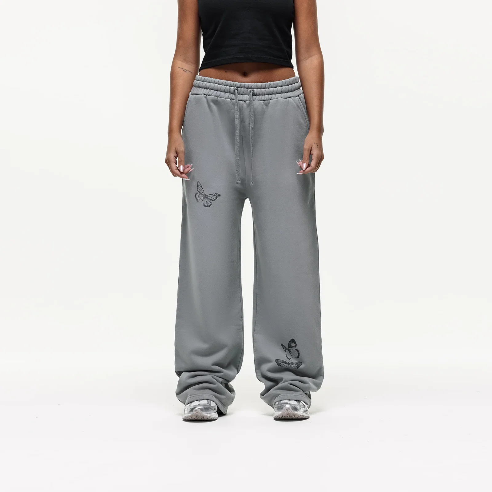 Image of Butterfly Fade Grey Sweatpants