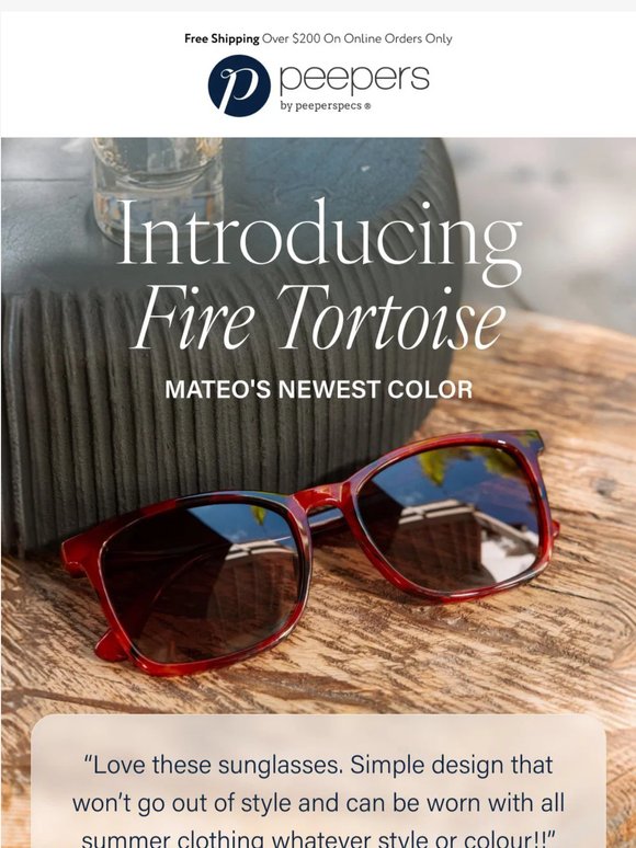 Bestselling Mateo, refreshed for summer.