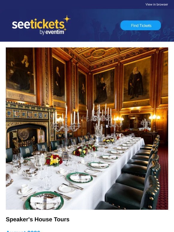 Don’t miss the chance to see inside Speaker’s House this summer!