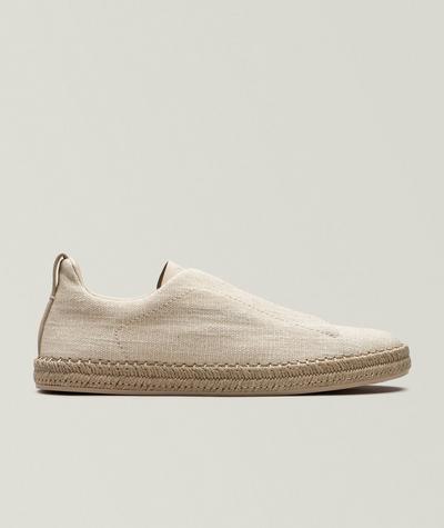 ZEGNA - Triple Stitch Linen-Blend Espadrilles