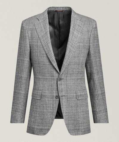 Canali - Capri Check Linen-Wool Sport Jacket