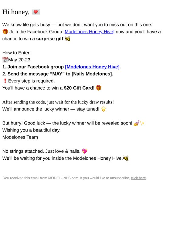 🎁 Your Chance to Win a $20 Gift Card Starts Now!