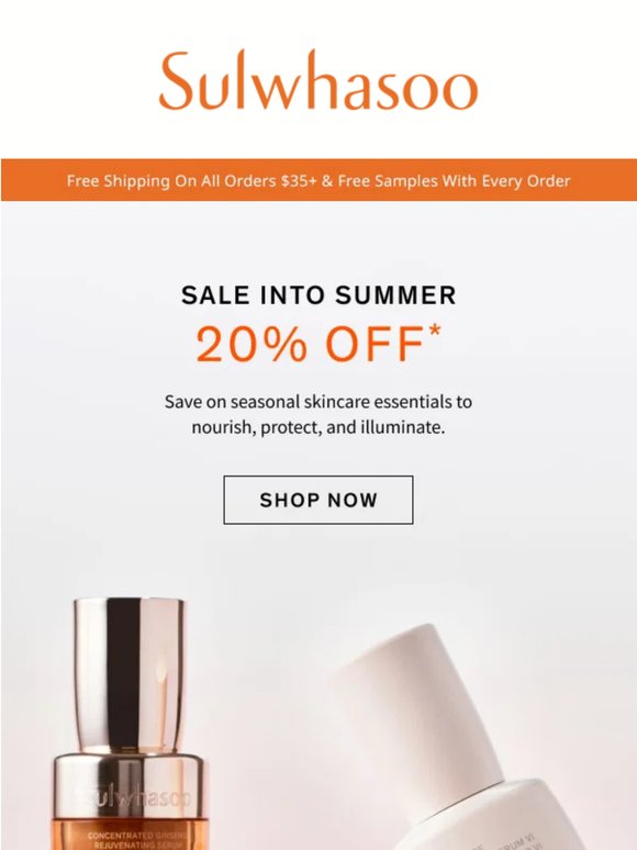 20% Off: Summer Sale