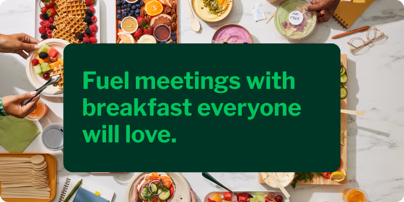 Fuel meetings with breakfast everyone will love.