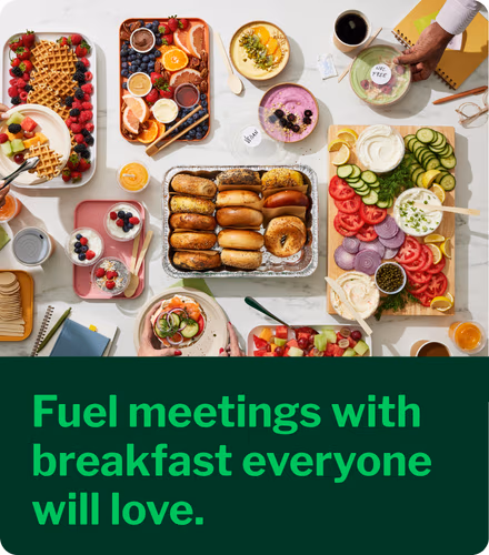 Fuel meetings with breakfast everyone will love.