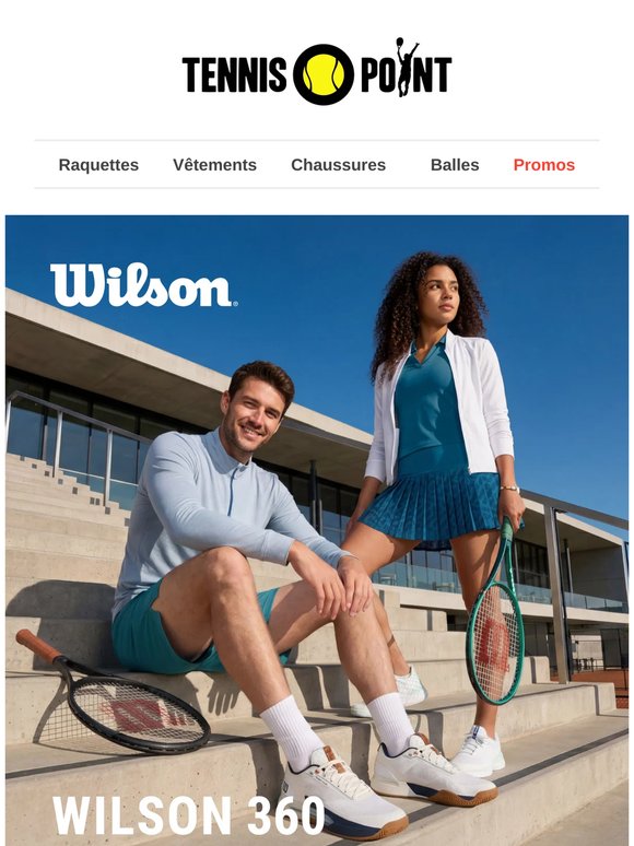 😍Wilson 360 : style premium sportif de la tête aux pieds
