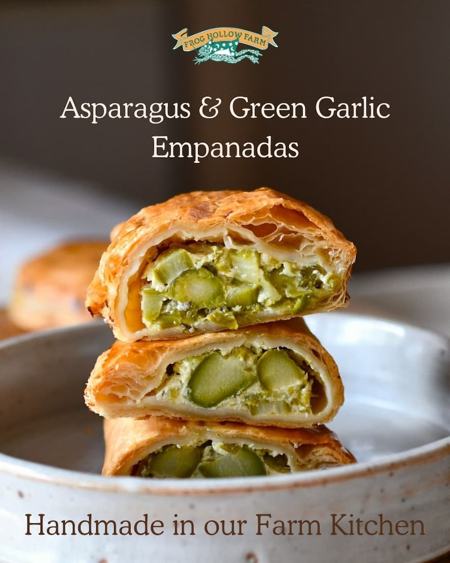 Asparagus Green Garlic Empanadas