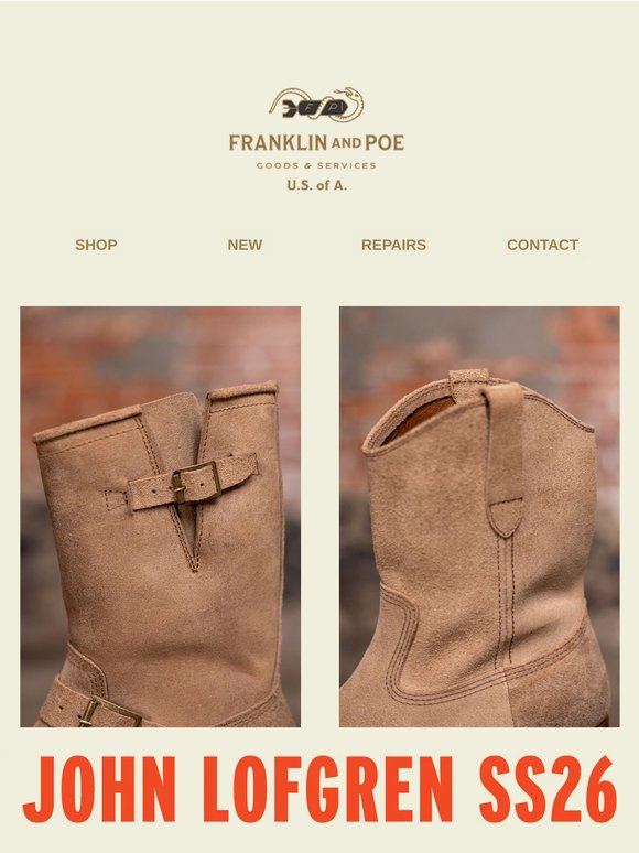 New Arrivals from John Lofgren Bootmaker