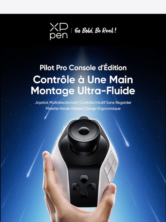 Découvrez Pilot Pro : une main, les yeux libres, un contrôle illimité.