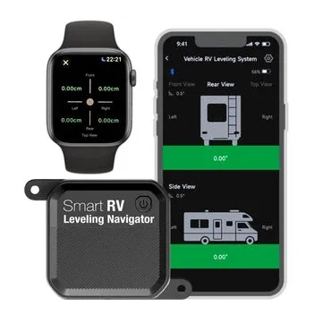 Xparkle Smart RV Leveling System bluetooth Wireless Control RVS01 Real-Time Precise Leveling Measurements Advanced Wireless Camper Leveler