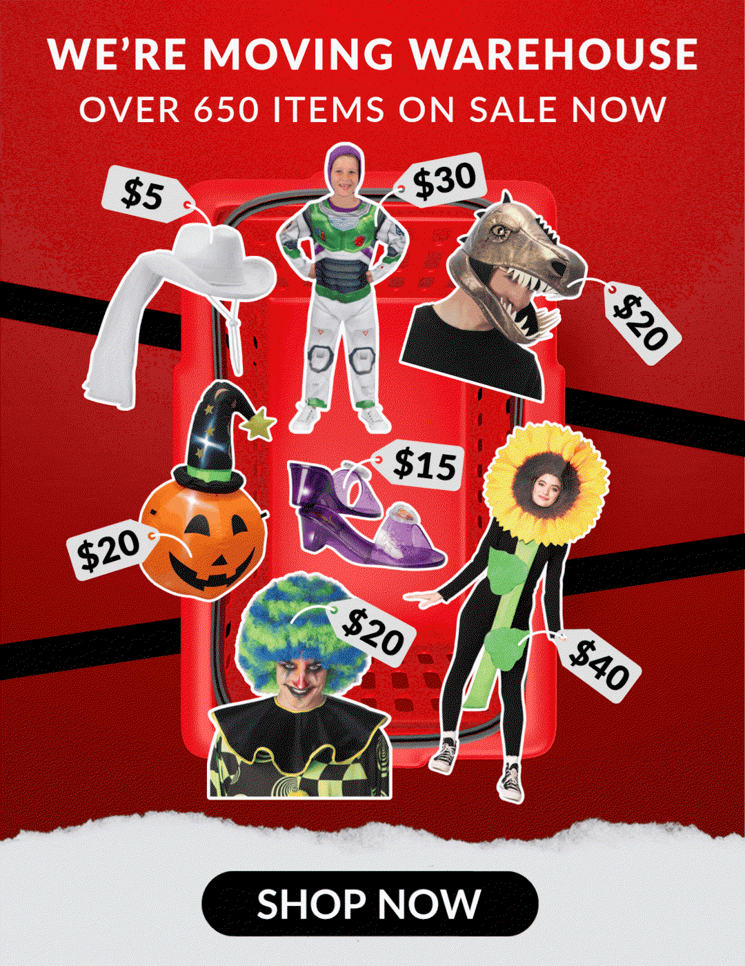 Moving Warehouse Sale