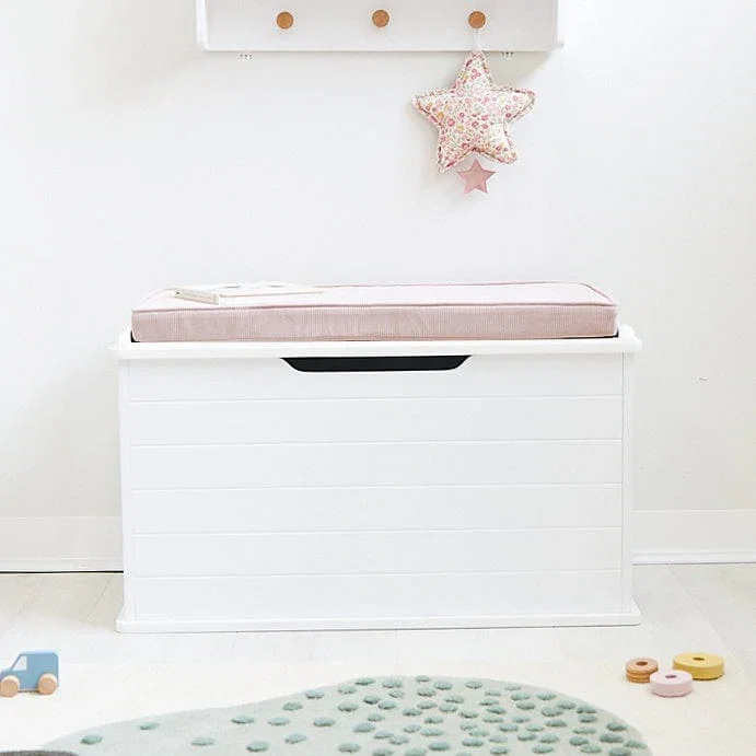 Image of Taylor Toy Box w/ Corduroy Cushion