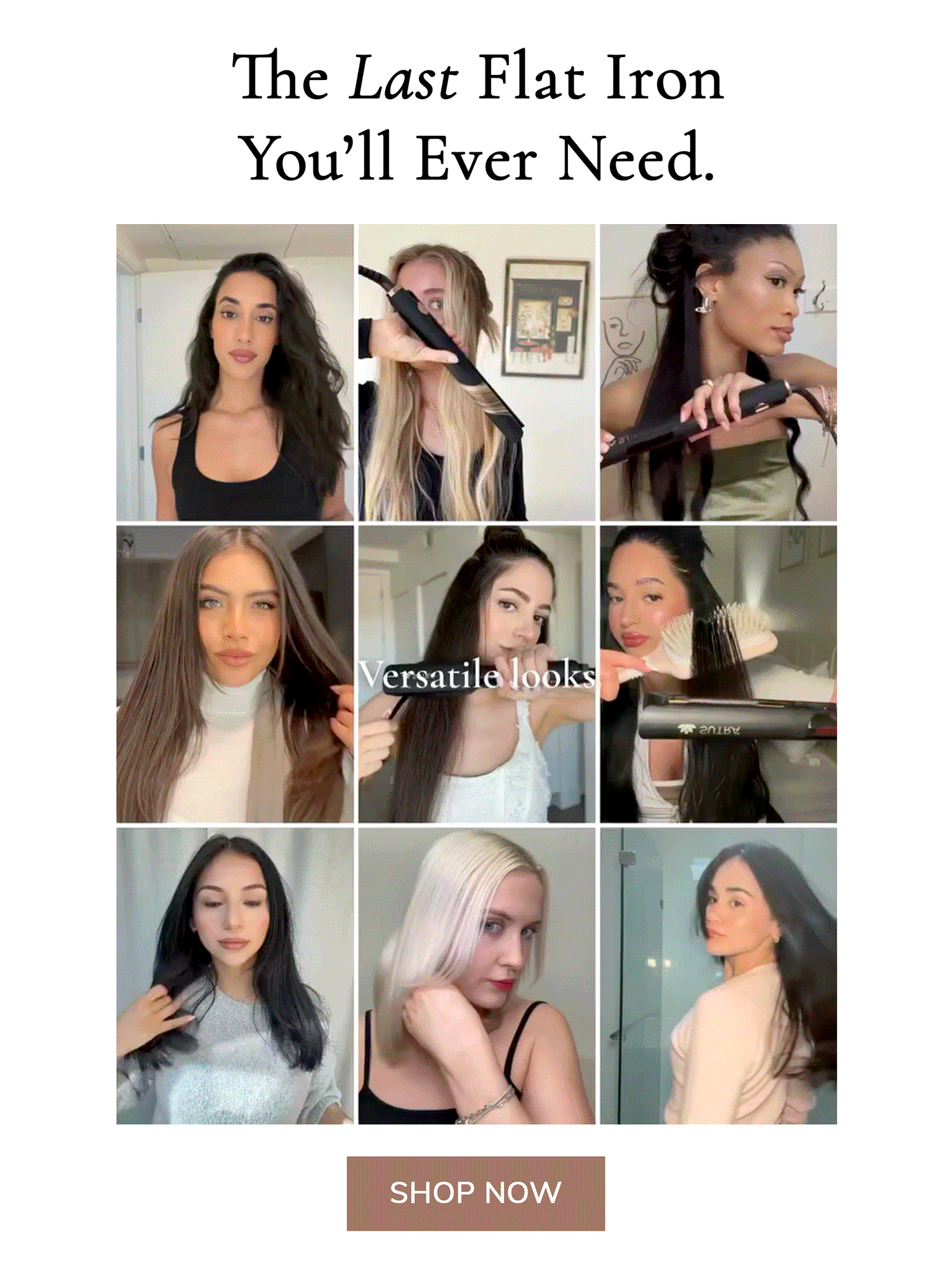 The infrared flat iron - the kind of heat your hair actually wants