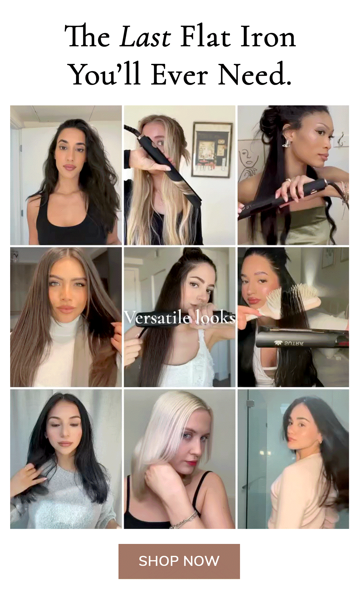 The infrared flat iron - the kind of heat your hair actually wants