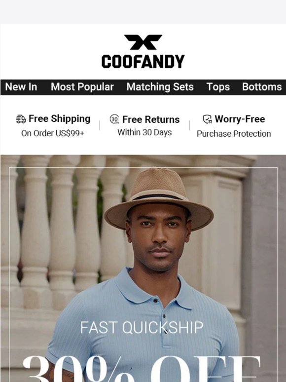 30% off + Quickship: Save Your Time And Money!