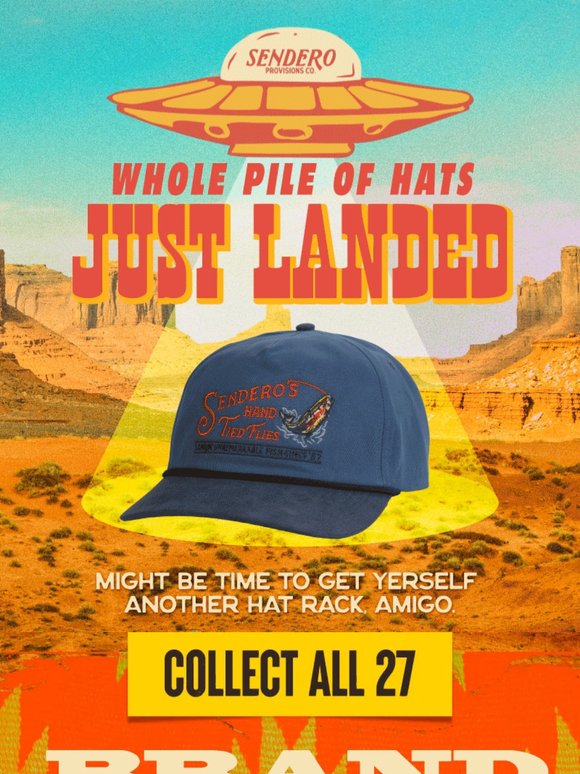 NEW Hats! Didn't see that comin', did ya?!