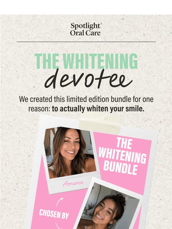 Devoted to whitening your teeth? 🤍