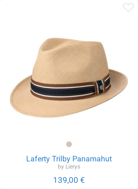 Laferty Trilby Panamahut by Lierys