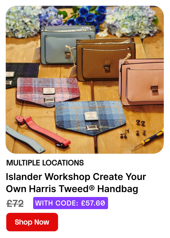 Islander Workshop Create Your Own Harris Tweed® Handbag