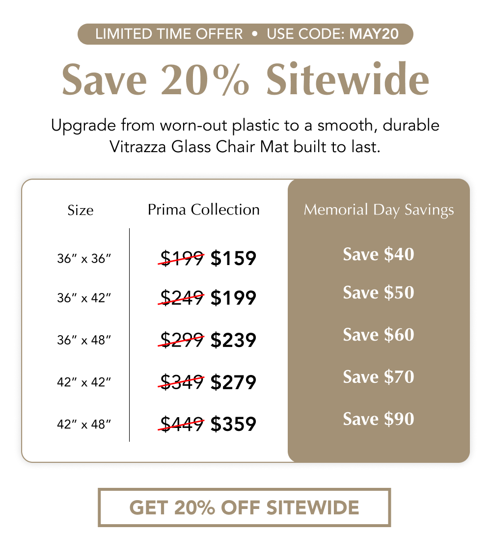 Use code MAY20 to claim your discount