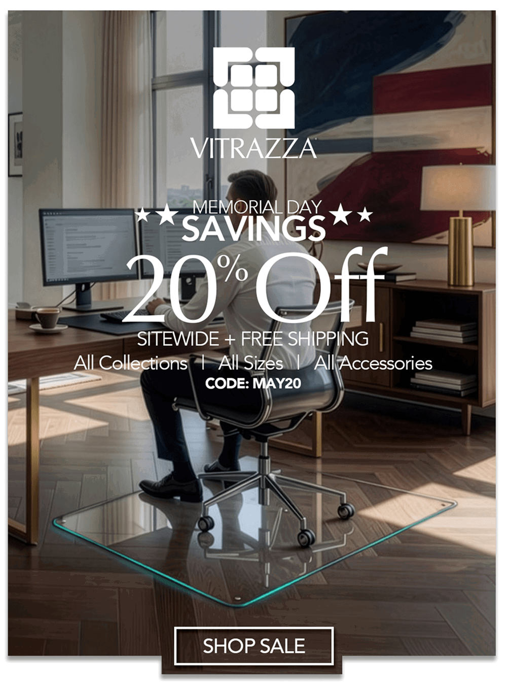 Memorial Day Savings: 20% OFF Sitewide + Free Shipping