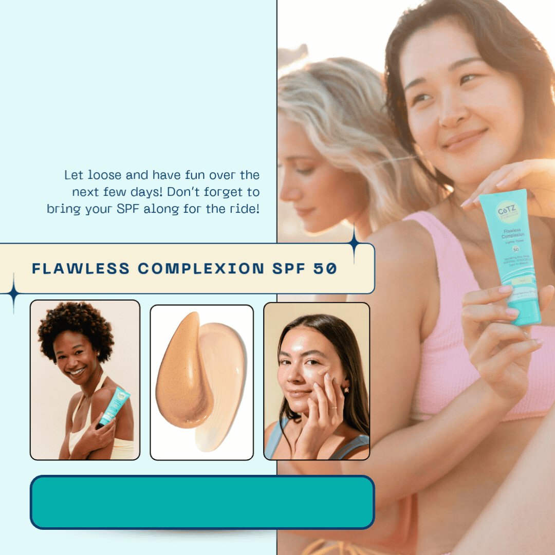 Moon Enters Leo: Let loose and have fun over the next few days! Don't forget to bring your SPF along for the ride! Flawless Complexion SPF 50. SHOP LEO APPROVED SPF BUTTON > 