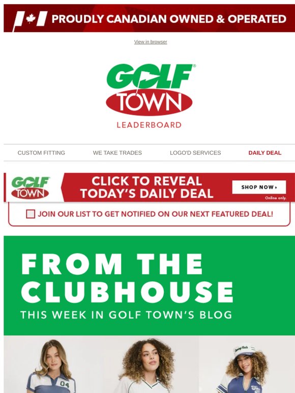 FORE ALL has officially arrived at Golf Town.