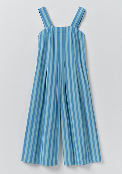 Oyo Stripe Cotton Jumpsuit