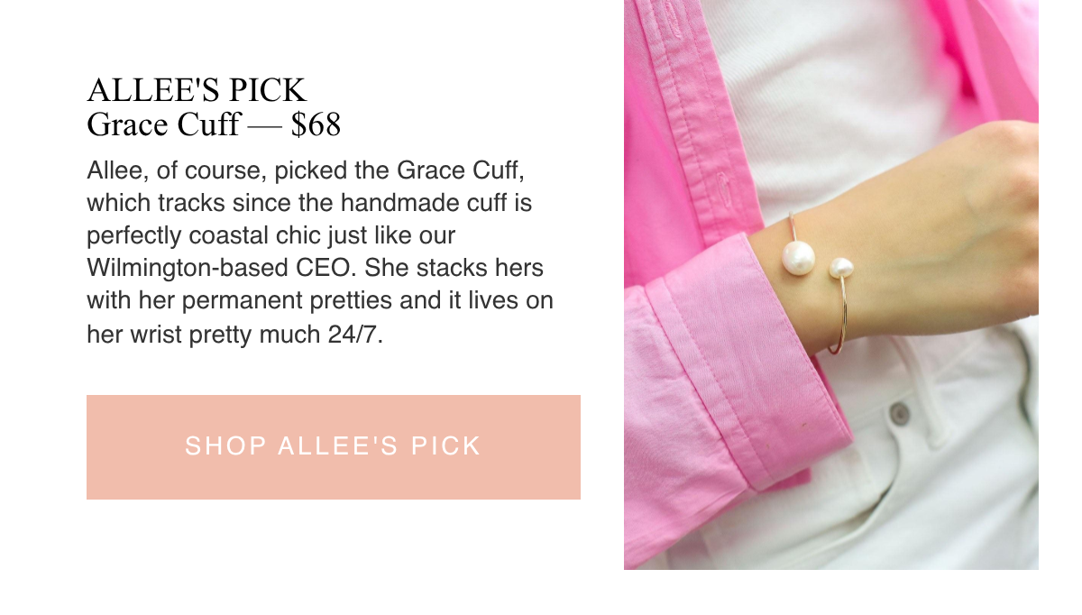 ALLEE'S PICKGrace Cuff — $68