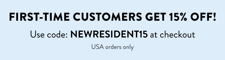 15% Off Your First Order
