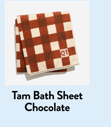 Tam Bath Sheet Chocolate